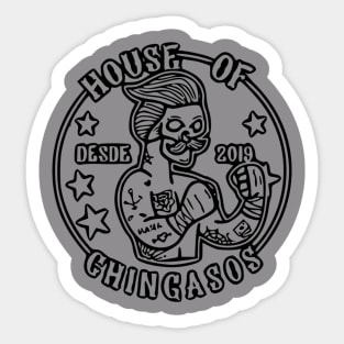 House of Chingasos Hoodie Sticker